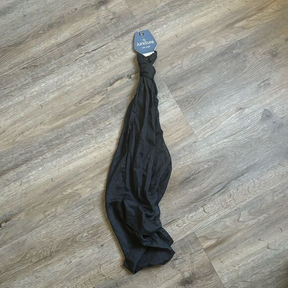 Juncture Solid Black Scarf - Picture 1 of 3